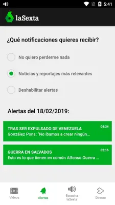 laSexta android App screenshot 2